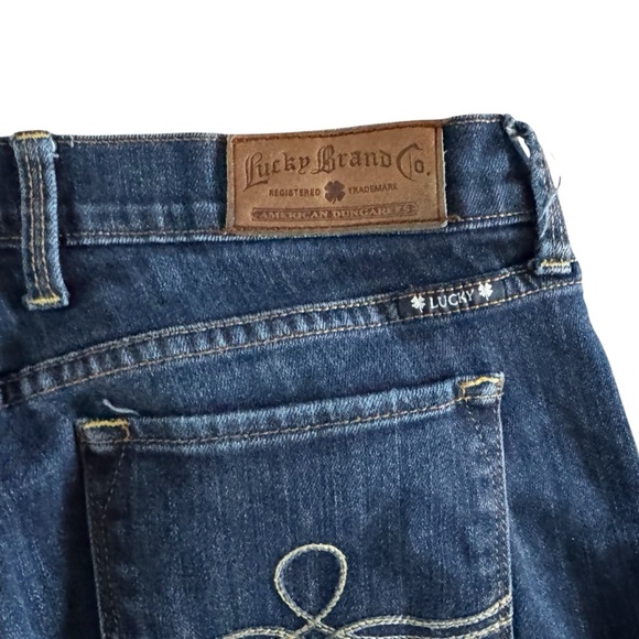 Lucky Brand Women's Blue Jeans Sofia Boot bootcut sz 14 32 dark wash mid rise - Picture 10 of 13